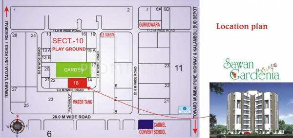 Images for Location Plan of Shree Sawan Gardenia