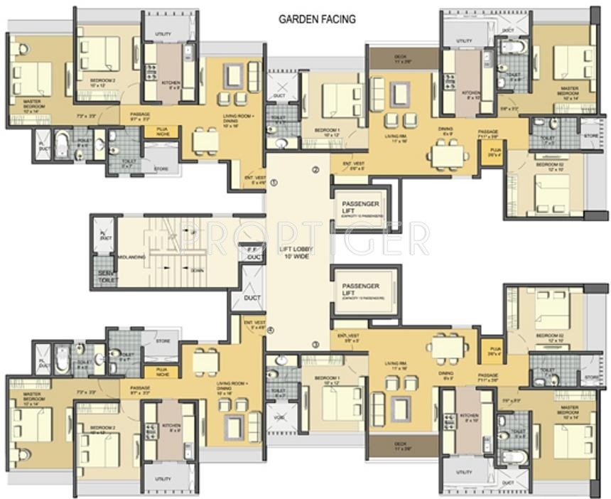 Images for Cluster Plan of Lodha Aqua