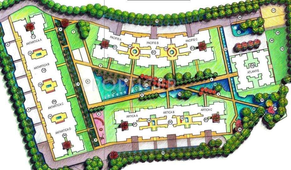  aqua Images for Layout Plan of Lodha Aqua