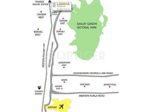  aqua Images for Location Plan of Lodha Aqua