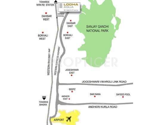  aqua Images for Location Plan of Lodha Aqua