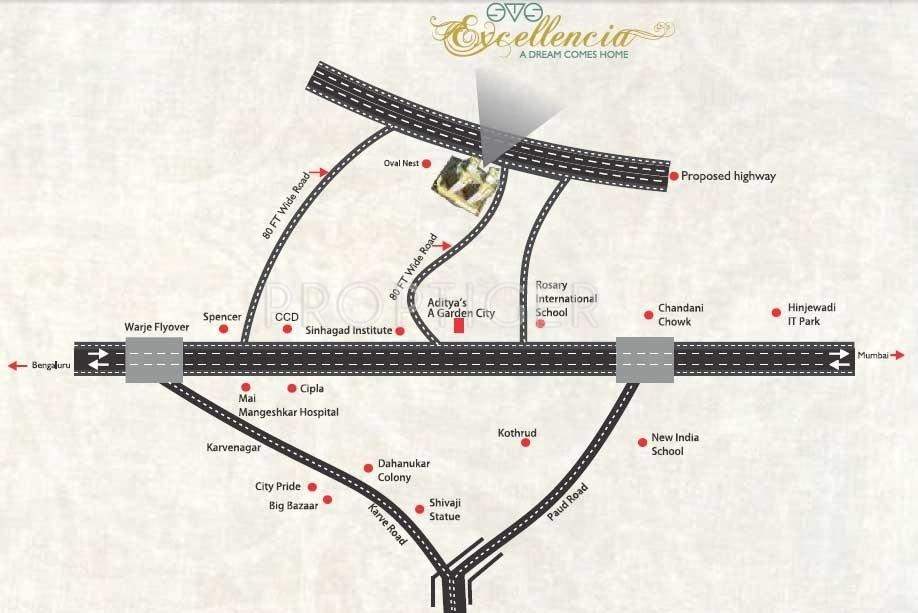 excellencia Images for Location Plan of SVS Properties SVS Excellencia