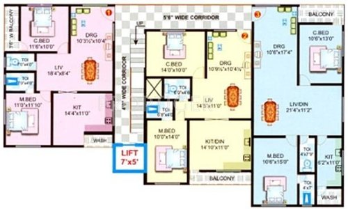 Images for Cluster Plan of Bhakti Shiva Enclave
