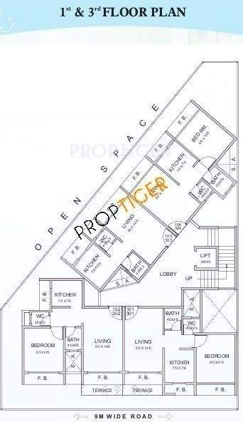 Images for Cluster Plan of Saarvi Group Saarvi Orchid