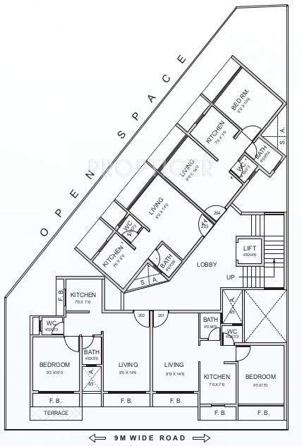 Images for Cluster Plan of Saarvi Group Saarvi Orchid