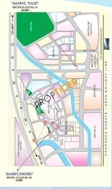 Images for Location Plan of Saarvi Group Saarvi Orchid