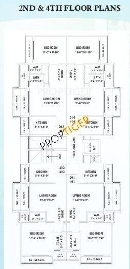 Images for Cluster Plan of Saarvi Group Saarvi Residency