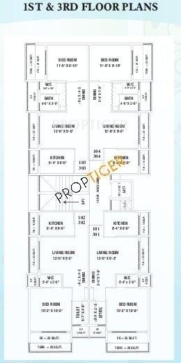 Images for Cluster Plan of Saarvi Group Saarvi Residency