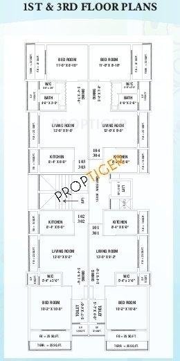 Images for Cluster Plan of Saarvi Group Saarvi Residency