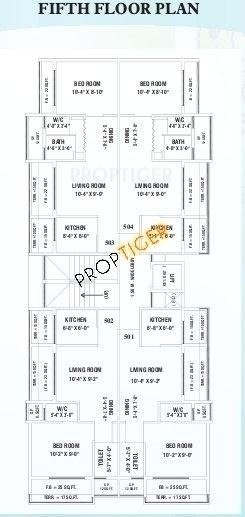 Images for Cluster Plan of Saarvi Group Saarvi Residency