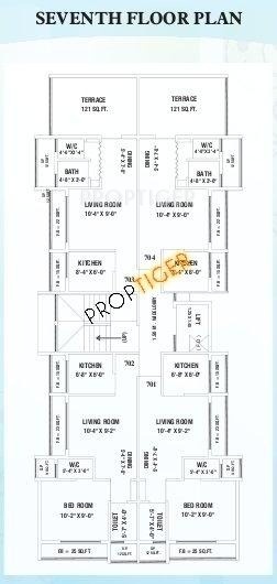 Images for Cluster Plan of Saarvi Group Saarvi Residency