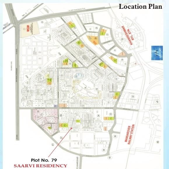 Images for Location Plan of Saarvi Group Saarvi Residency