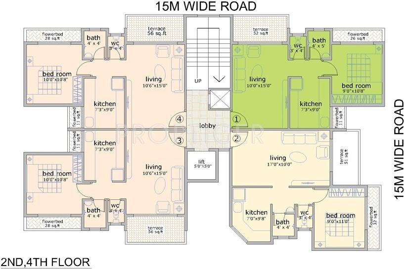  paradise Tower 1 Cluster Plan