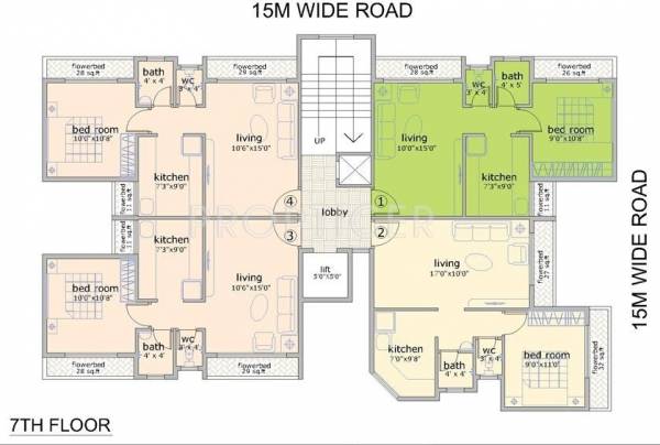  paradise Tower 1 Cluster Plan