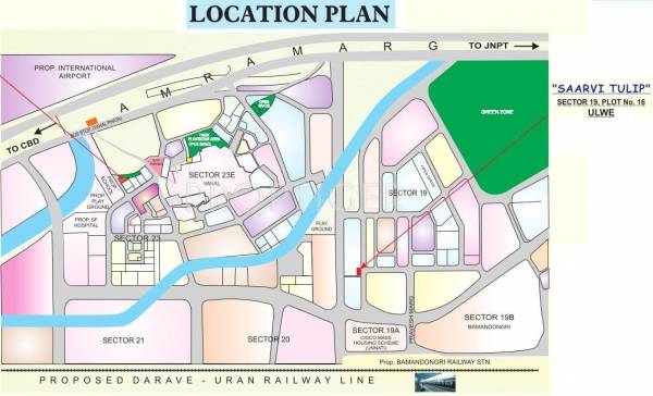 Images for Location Plan of Saarvi Group Saarvi Tulip