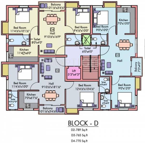 Block B Cluster Plan orchids Block B Cluster Plan