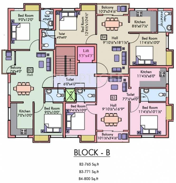  orchids Block E Cluster Plan