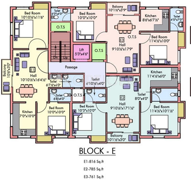 Images for Cluster Plan of Sri Durga Orchids