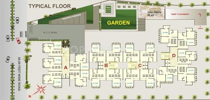 Images for Cluster Plan of Shree Gayatri Realty Satyamev Surya