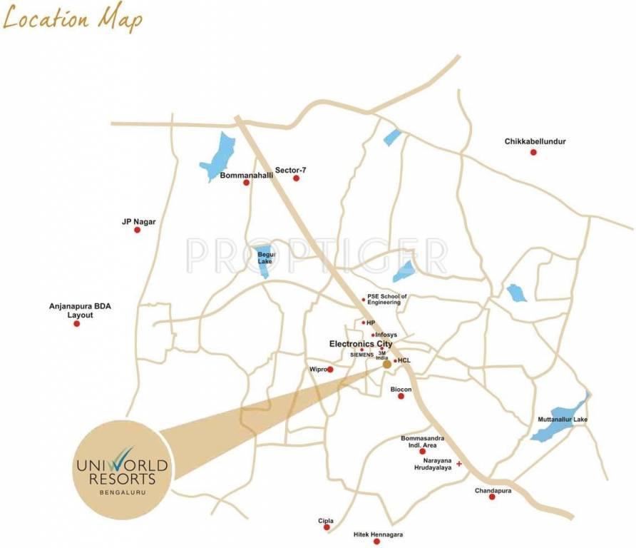 Images for Location Plan of Unitech Resorts