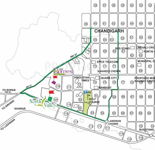  north-valley Images for Location Plan of SBP North Valley
