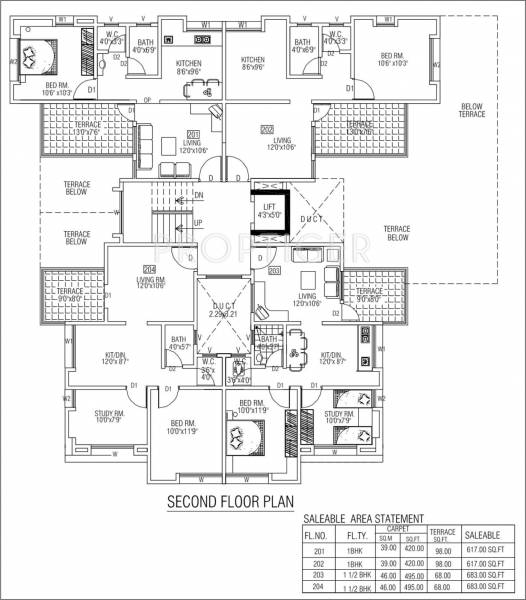 Images for Cluster Plan of Bodh Sneha Residency