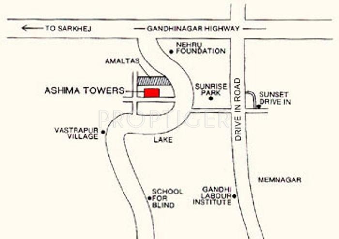Images for Location Plan of Saumya Ashima Towers