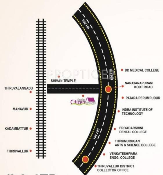 Images for Location Plan of Nagar Senior Citizen Paradise