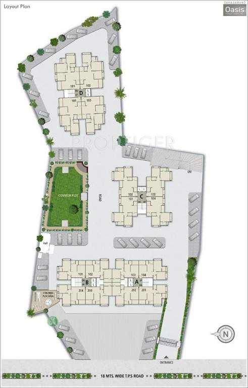  oasis Images for Layout Plan of Sahajanand Oasis