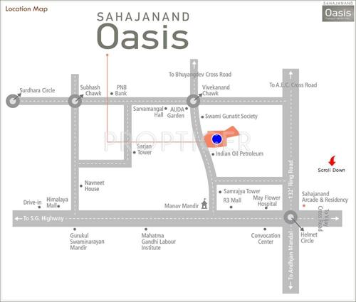 Images for Location Plan of Sahajanand Oasis oasis Images for Location Plan of Sahajanand Oasis