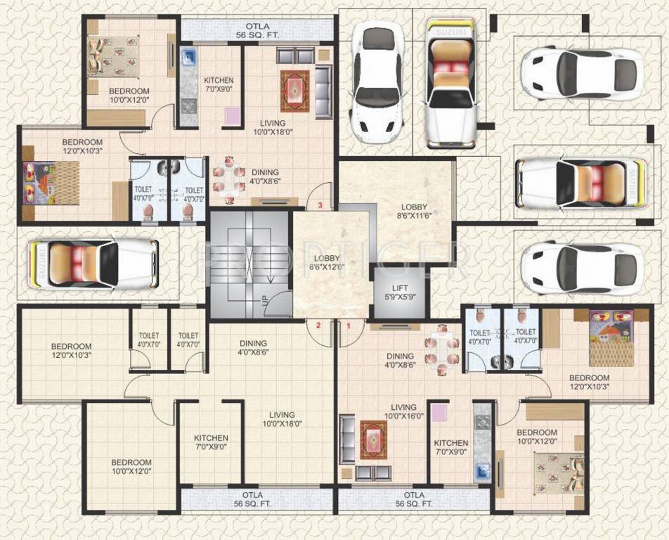 Images for Cluster Plan of Aaron Infra Projects Chamunda Dham