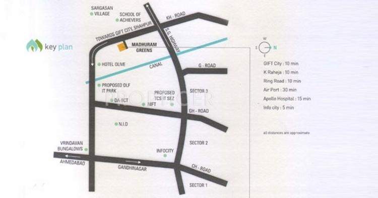 Images for Location Plan of Madhuram Madhuram Greens