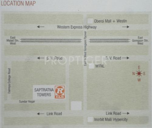 Images for Location Plan of Raja Saptaratna Towers