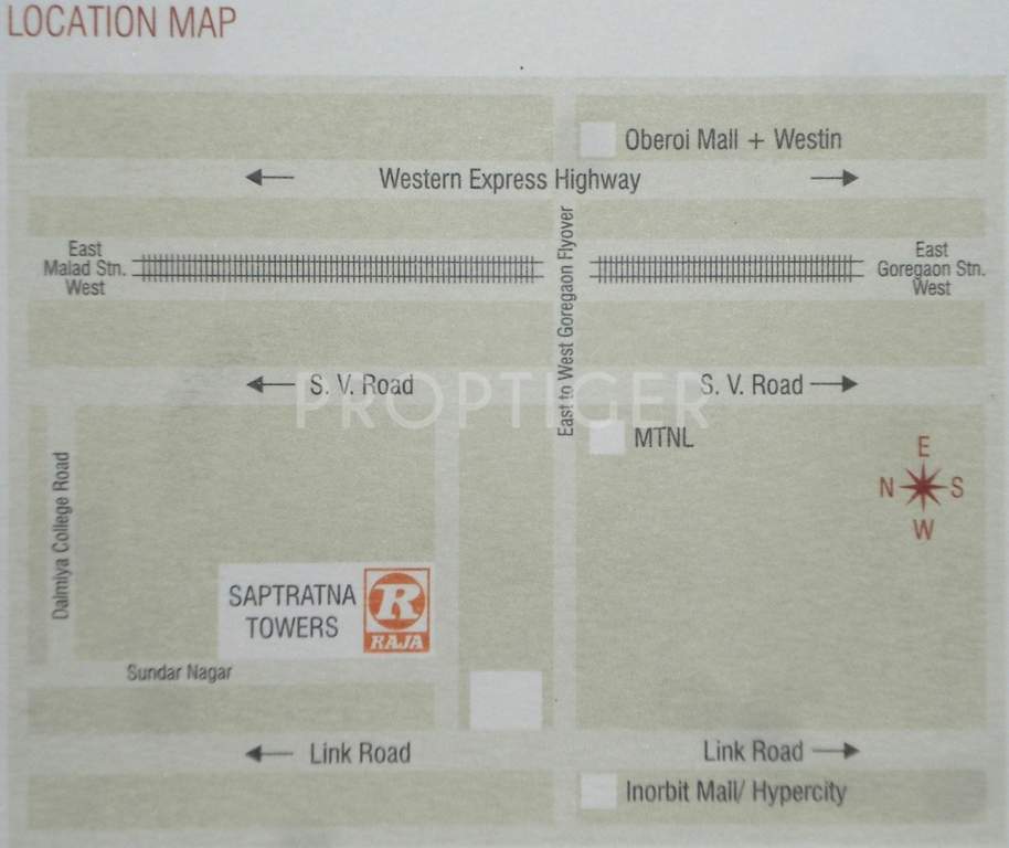 Images for Location Plan of Raja Saptaratna Towers