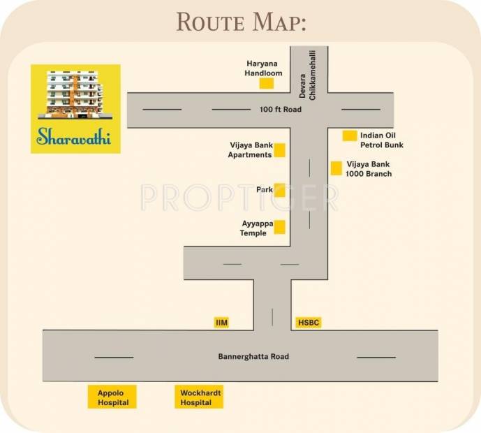  sharavathi Location Plan