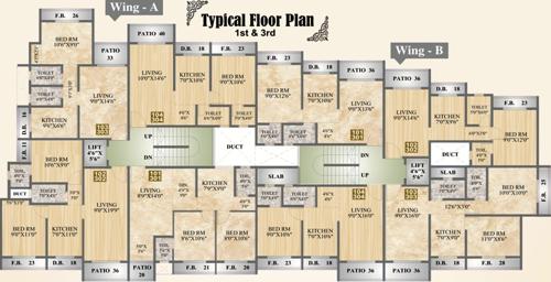  sunshine-palace Images for Cluster Plan of Shantee Sunshine Palace