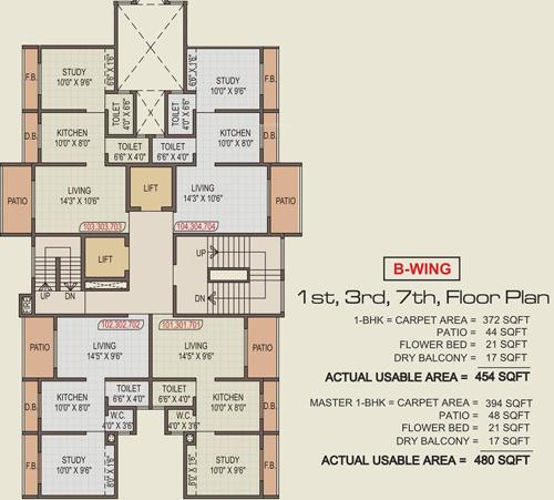  sunshine-sapphire-wing-a-and-wing-b Images for Cluster Plan of Shantee Sunshine Sapphire