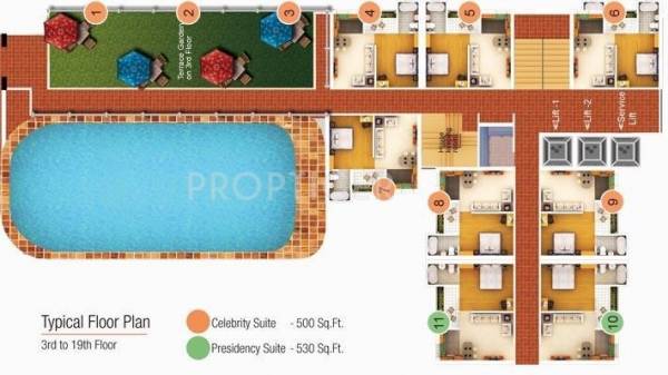 Images for Layout Plan of Shubhkamna Loginn Serviced Apartments Images for Layout Plan of Shubhkamna Loginn Serviced Apartments