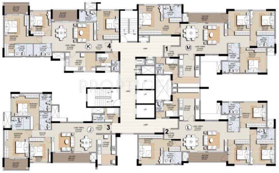  misty waters Images for Cluster Plan of Prestige Misty Waters