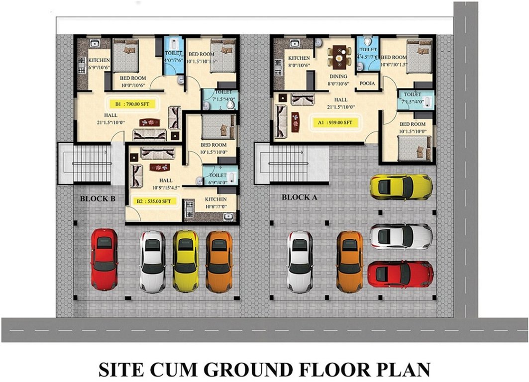 Images for Cluster Plan of JMM Anemone Apartments