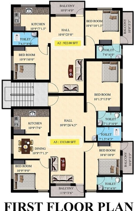 Images for Cluster Plan of JMM Anemone Apartments