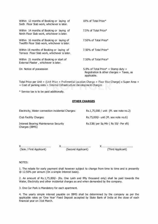 Images for Payment Plan of DLF Woodland Heights at My Town Payment Plan