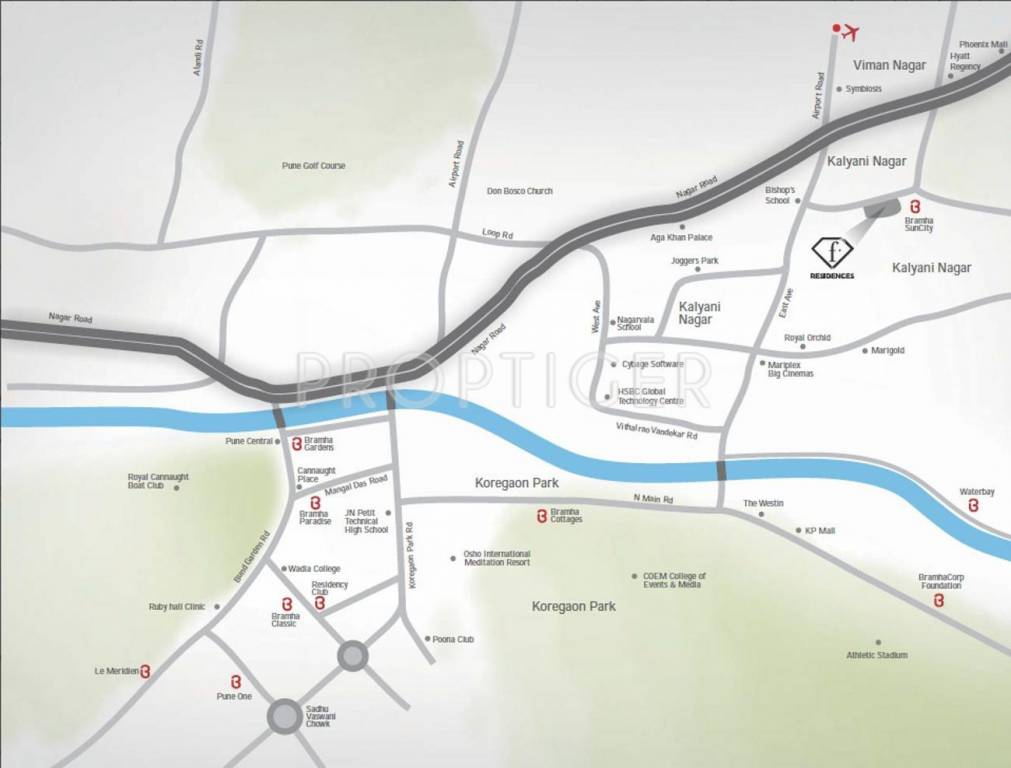 Images for Location Plan of BramhaCorp F Residences