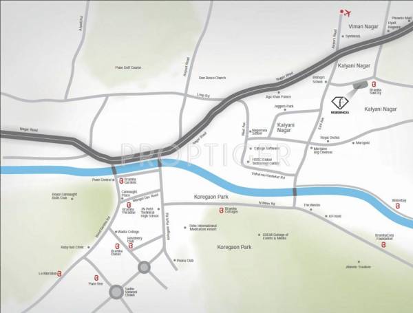 Images for Location Plan of BramhaCorp F Residences Images for Location Plan of BramhaCorp F Residences
