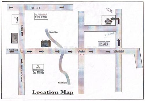  le-garden Images for Location Plan of Ajnara Le Garden