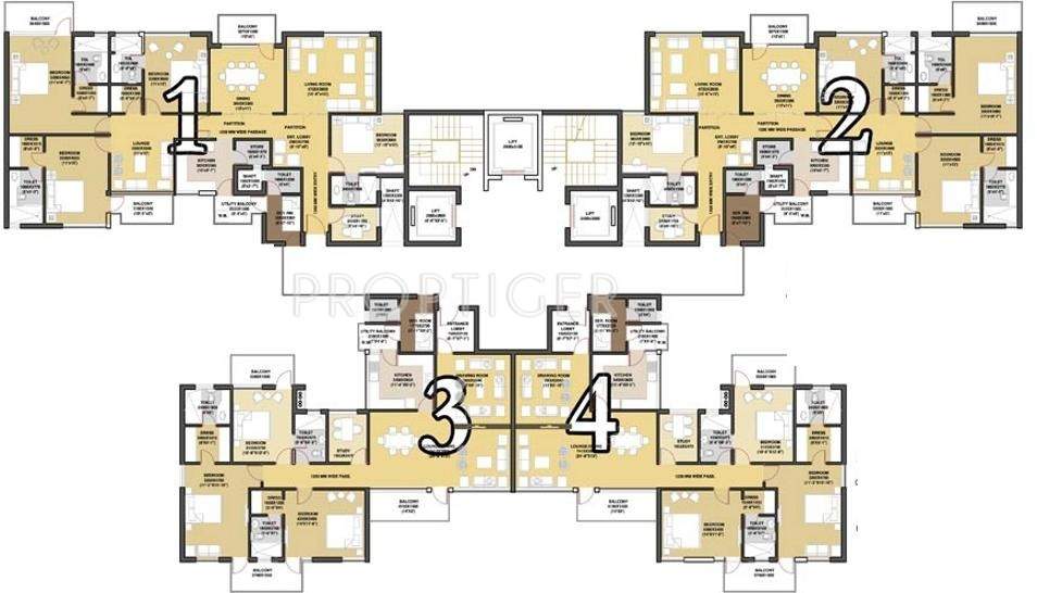  the luxurium Images for Cluster Plan of Realtech The Luxurium