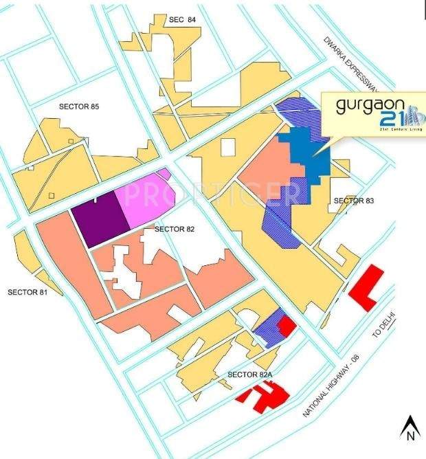 gurgaon 21 Images for Location Plan of Vatika Gurgaon 21