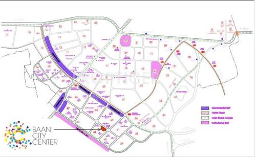  city-center Images for Location Plan of Baani City Center