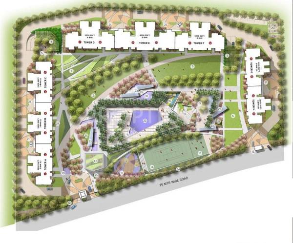 Images for Layout Plan of Prateek Edifice edifice Images for Layout Plan of Prateek Edifice