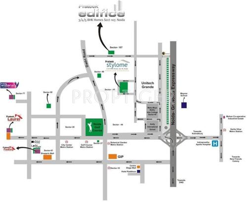 Images for Location Plan of Prateek Edifice edifice Images for Location Plan of Prateek Edifice